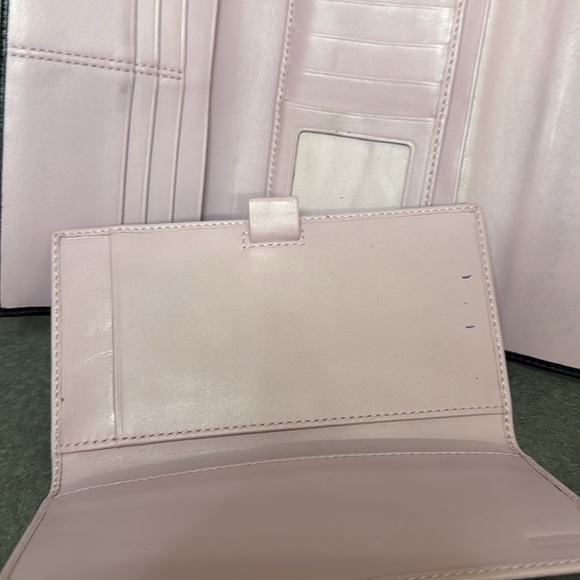 Coach Chelsea Black Leather Credit Card Trifold Long Wallet 100% authentic - Picture 12 of 14